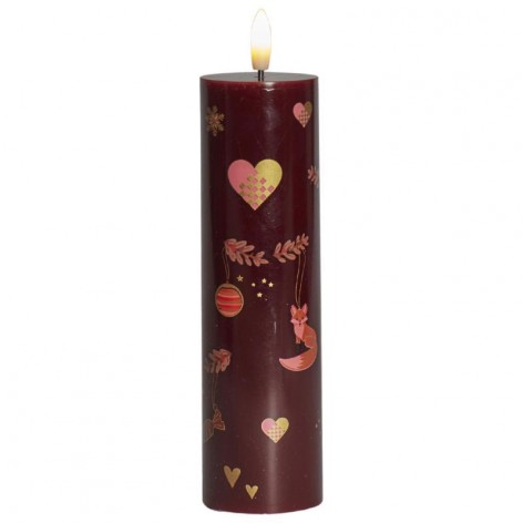 Mie  Bordeaux Ø5xH17 5cm