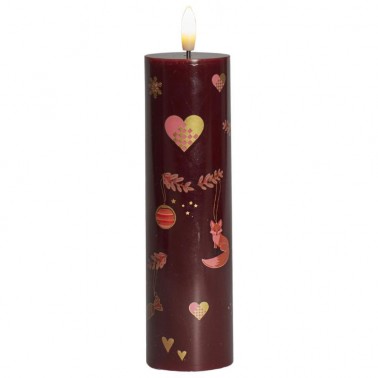 Mie  Bordeaux Ø5xH17 5cm