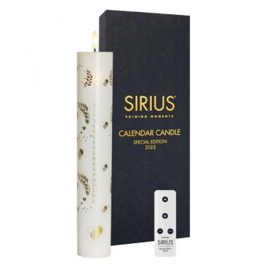 Sille Calendar candle  White  Ø4 8xH28 9cm