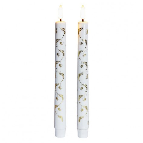 Sille Crown 2 pcs Edition 2025  White Ø2xH22cm