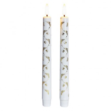 Sille Crown 2 pcs Edition 2025  White Ø2xH22cm