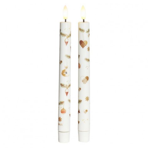 Mie 2 pcs   White Ø2xH22cm