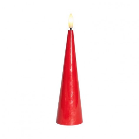 Sille lacquer cone  Red Ø4 8xH17cm