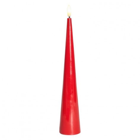 Sille lacquer cone  Red Ø4 8xH26cm
