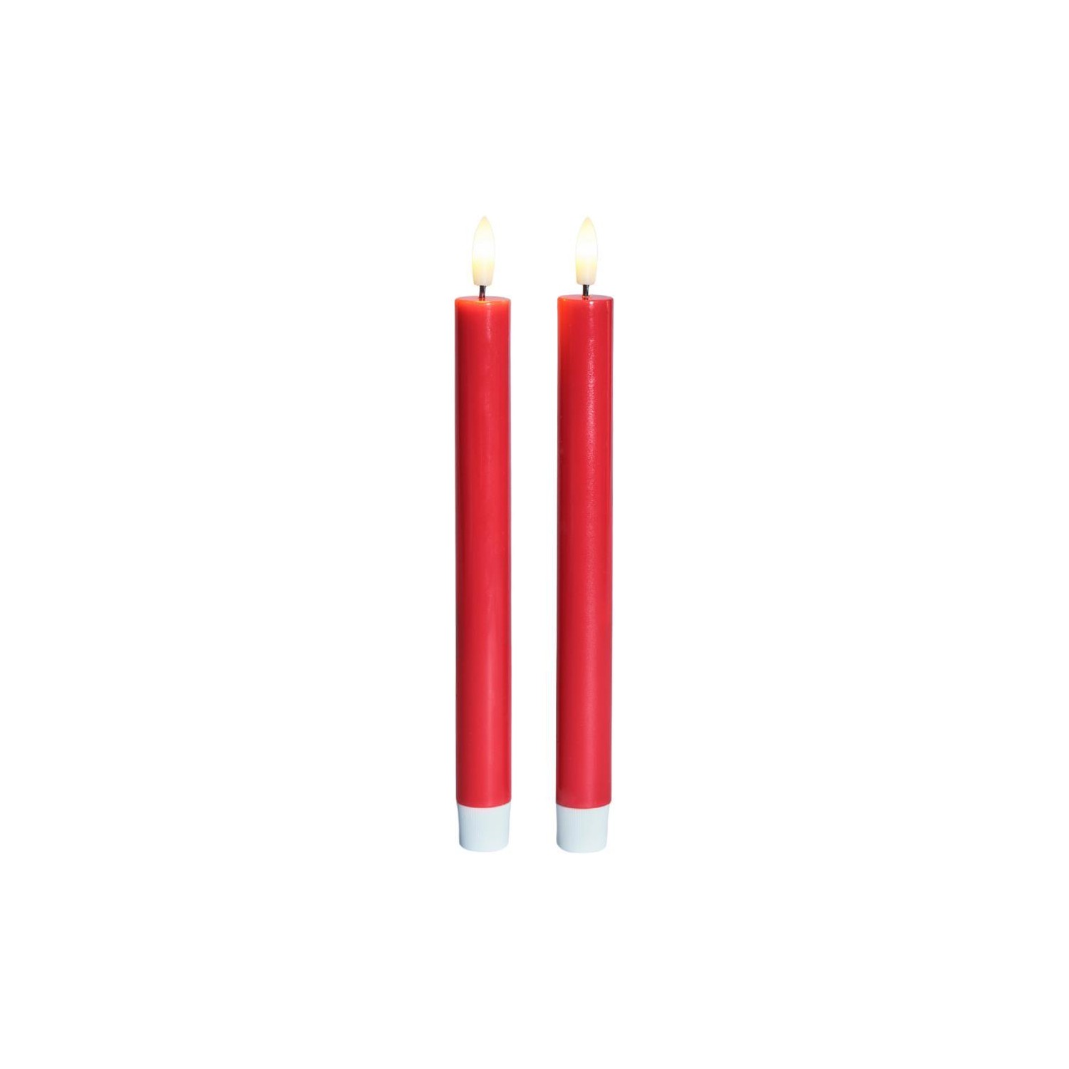 Sille lacquer crown 2 pcs   Red Ø2xH22cm