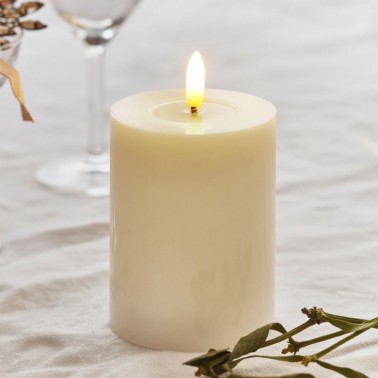 Sille lacquer  Ivory Ø7 5xH10cm