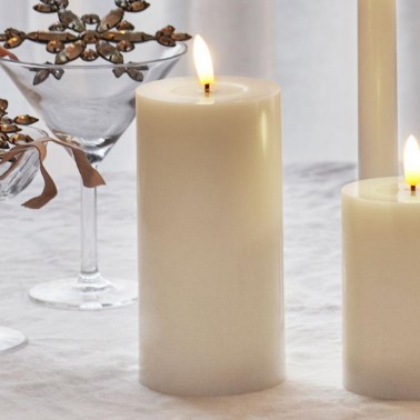 Sille lacquer  Ivory Ø7 5xH15cm