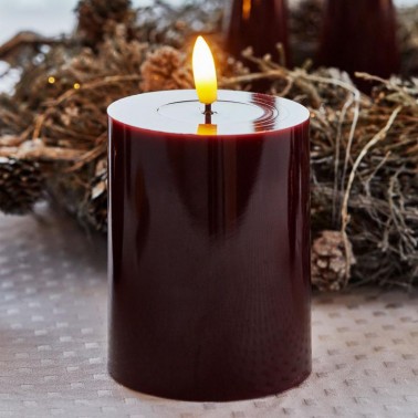 Sille lacquer  Bordeaux Ø7 5xH10cm