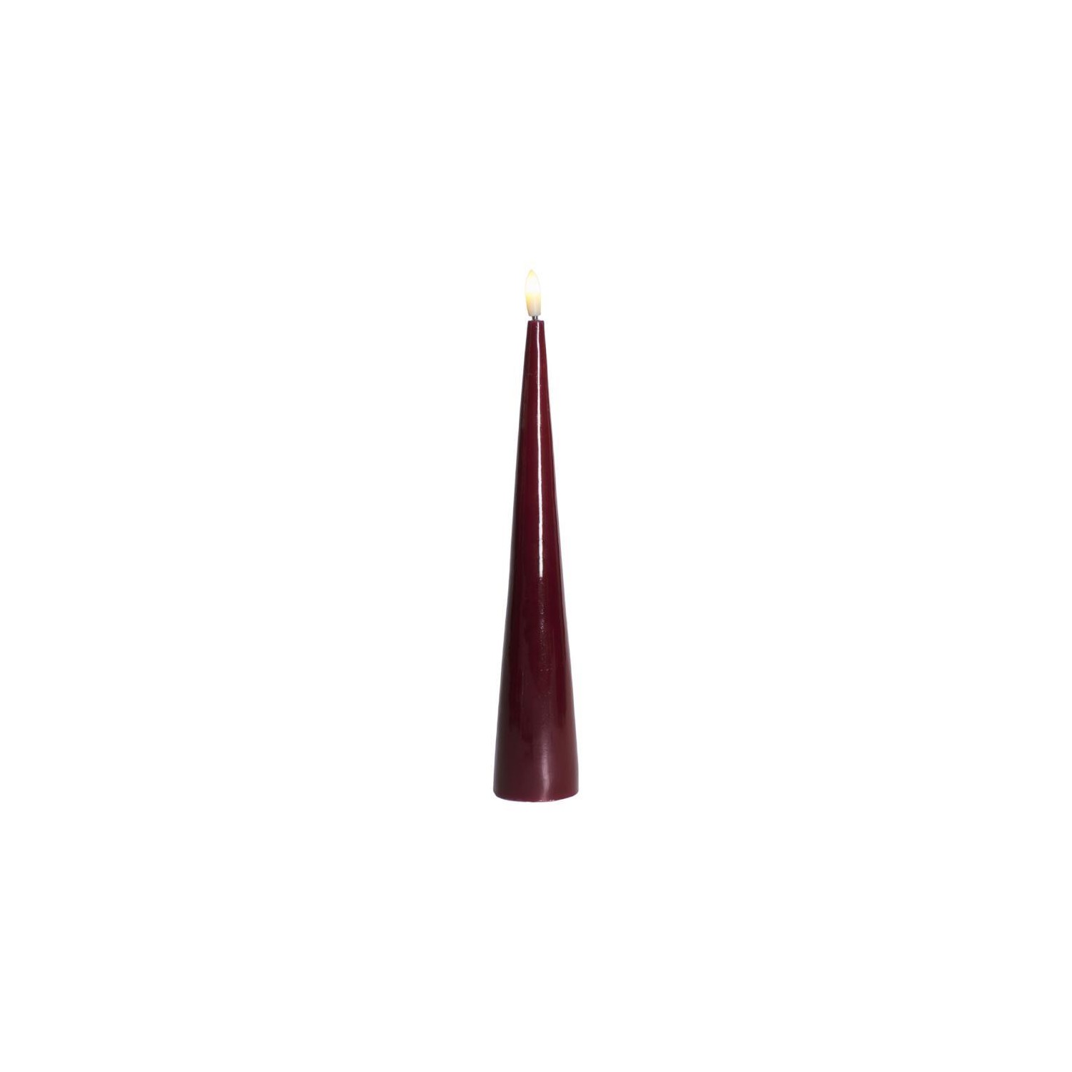 Sille lacquer cone  Bordeaux Ø4 8xH26cm