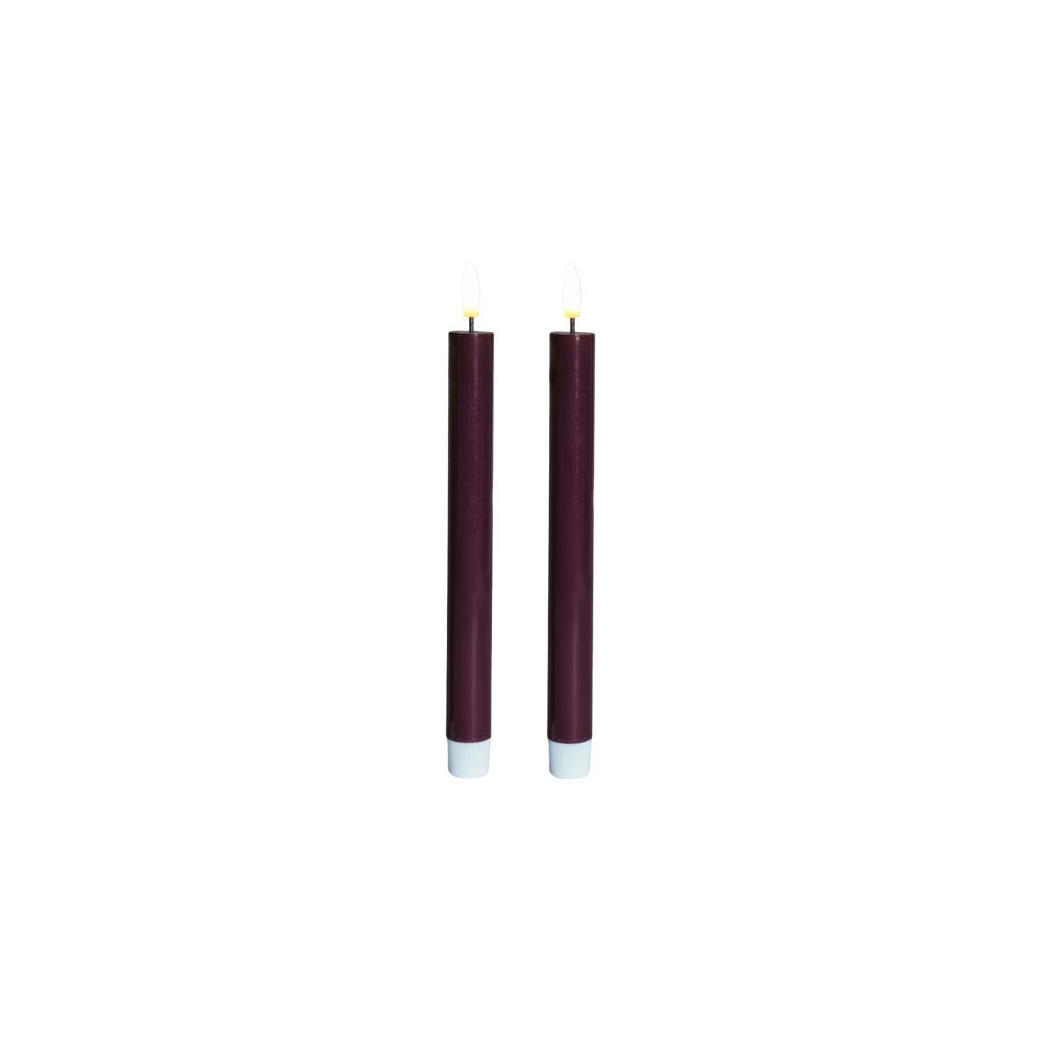 Sille lacquer crown 2 pcs   Bordeaux Ø2xH22cm