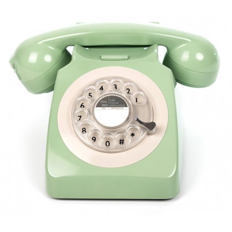 Teléfono Gpo 746 Rotary Verde