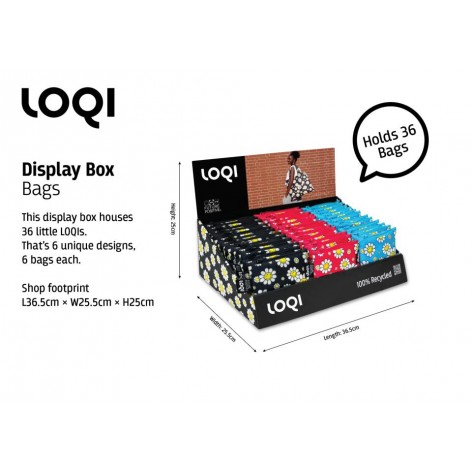Display Box Loqi 36 Bolsas