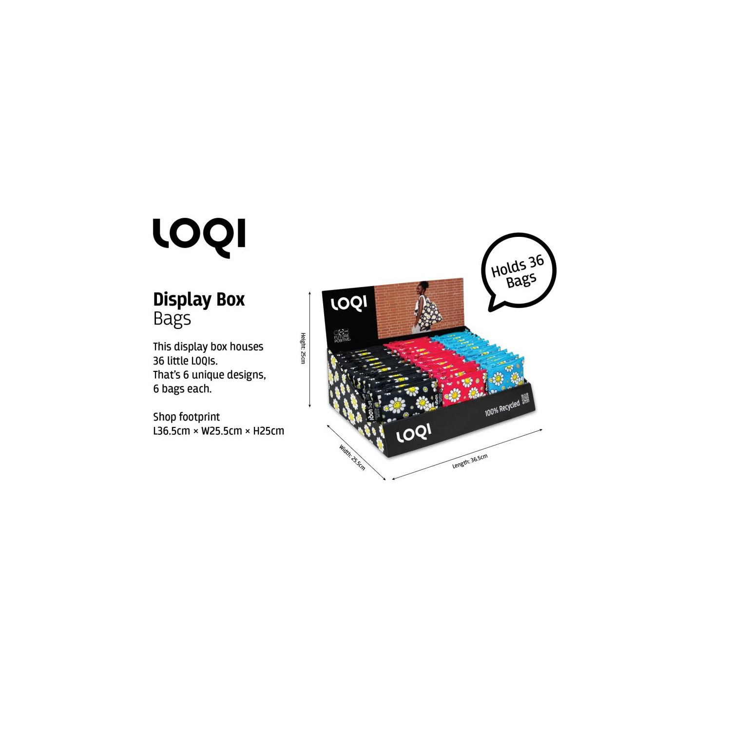 Display Box Loqi 36 Bolsas