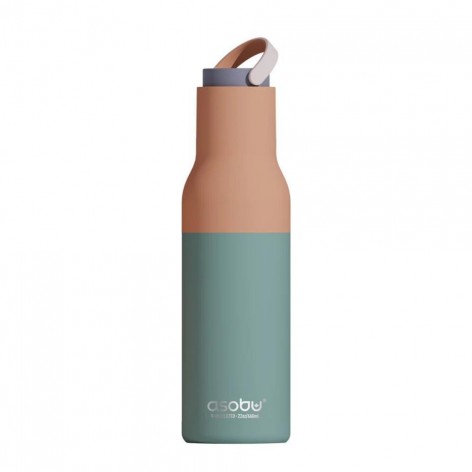 Botella Térmica Metro Asobu Pastel Green 600ml