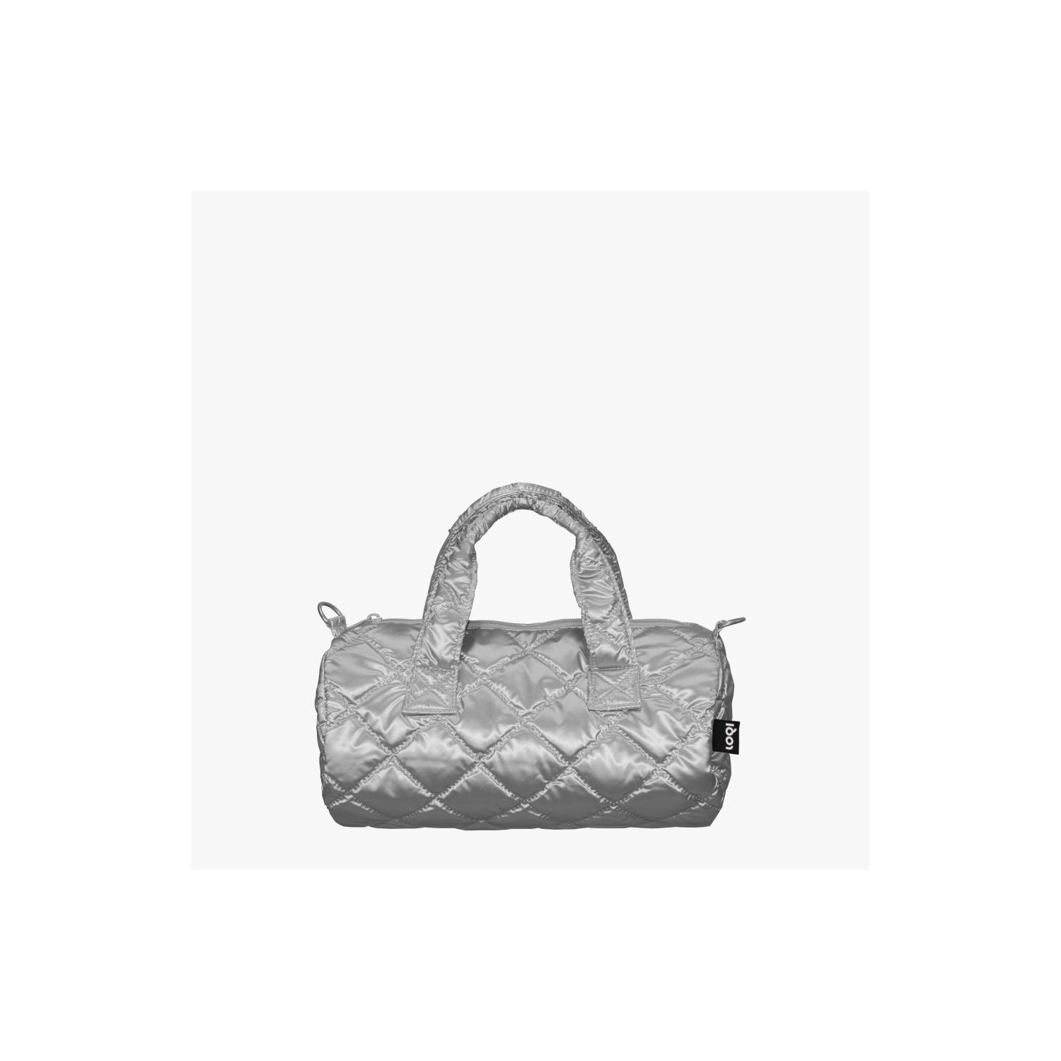 Weekender Medium Metallic Silver Puffy