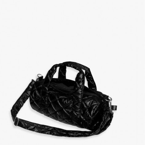 Weekender Medium Metallic Black Puffy
