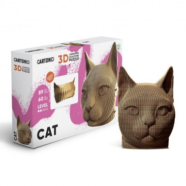 Puzzle 3D Animals Cat