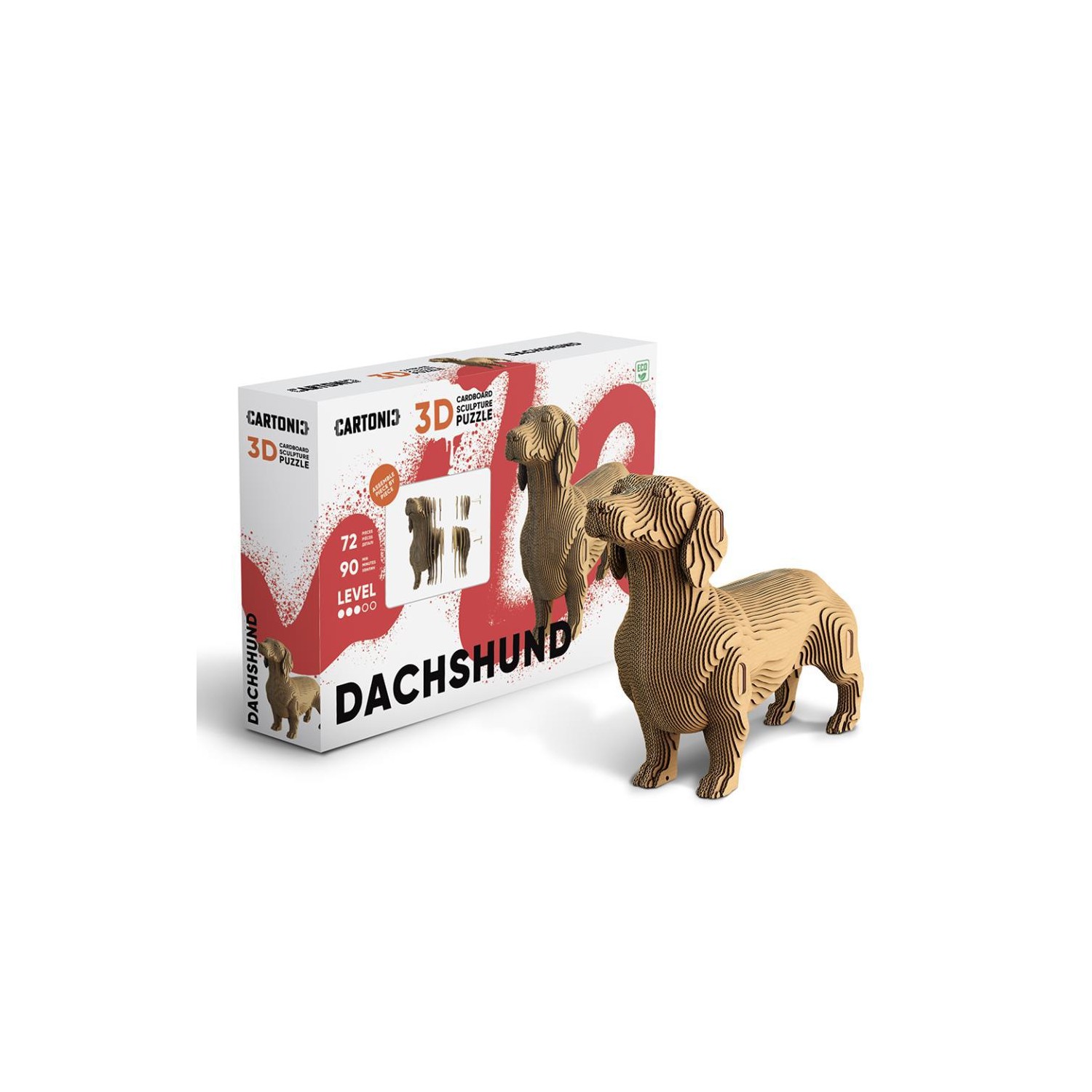 Puzzle 3D Animals DACHSHUND