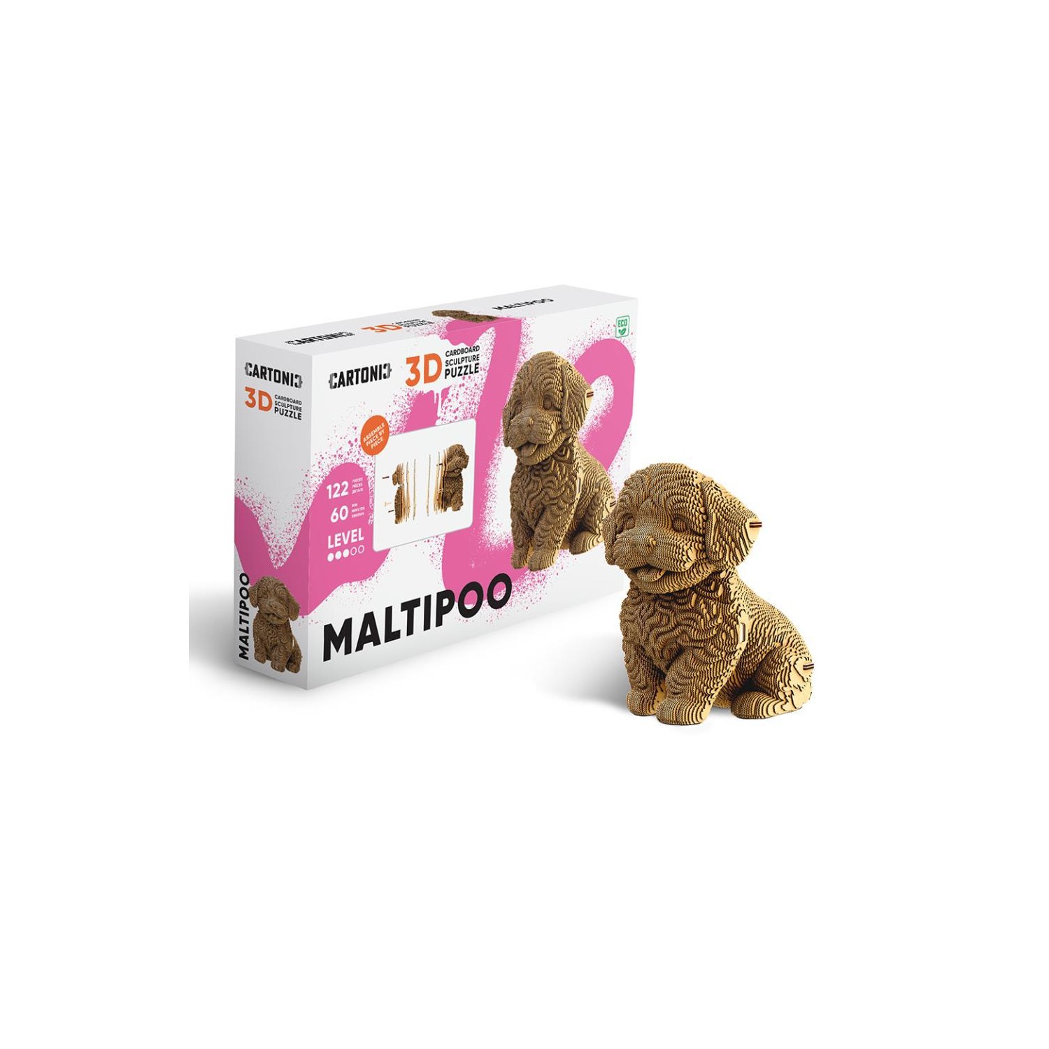 Puzzle 3D Animals MALTIPOO