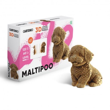 Puzzle 3D Animals MALTIPOO