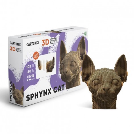 Puzzle 3D Animals SPHYNK CAT