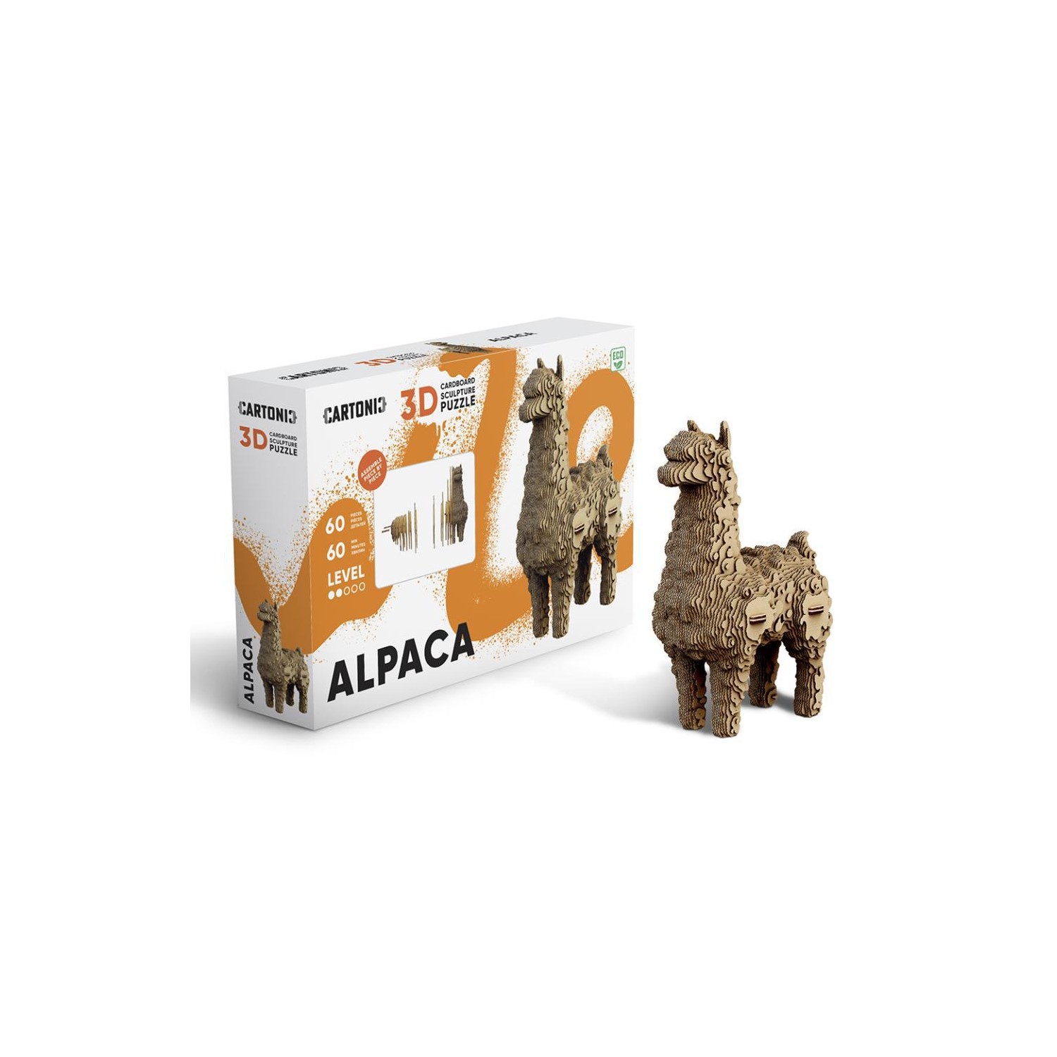 Puzzle 3D Animals ALPACA