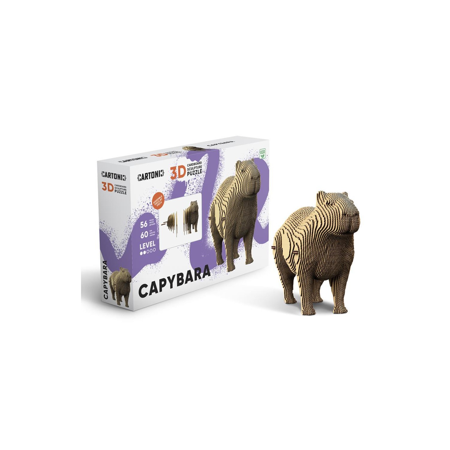 Puzzle 3D Animals CAPYBARA