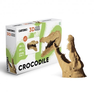 Puzzle 3D Animals Crocodile