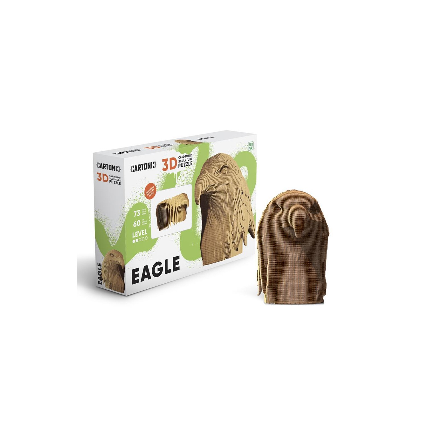 Puzzle 3D Animals Eagle