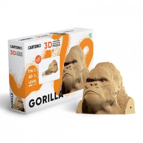 Puzzle 3D Animals GORILLA