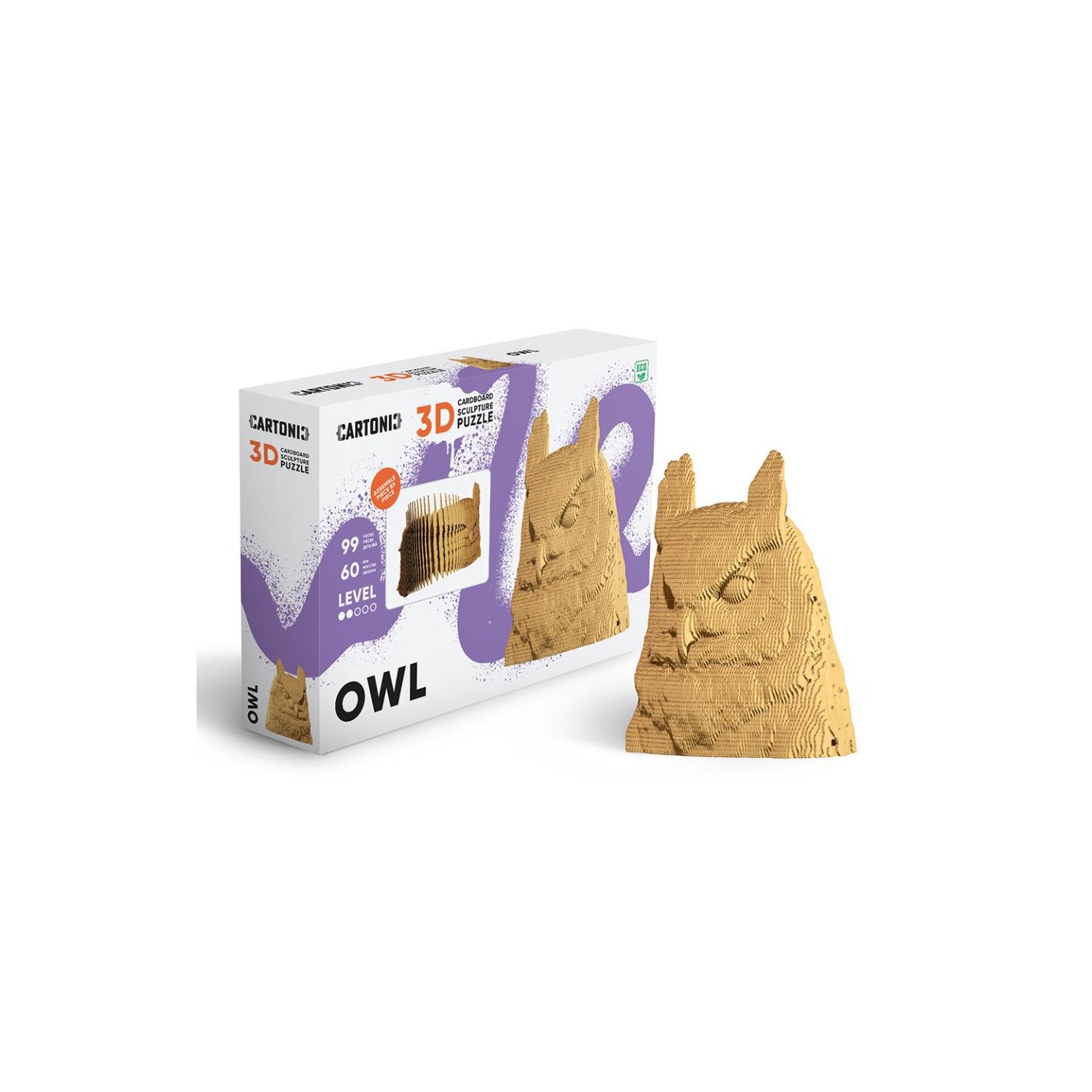 Puzzle 3D Animals Owl