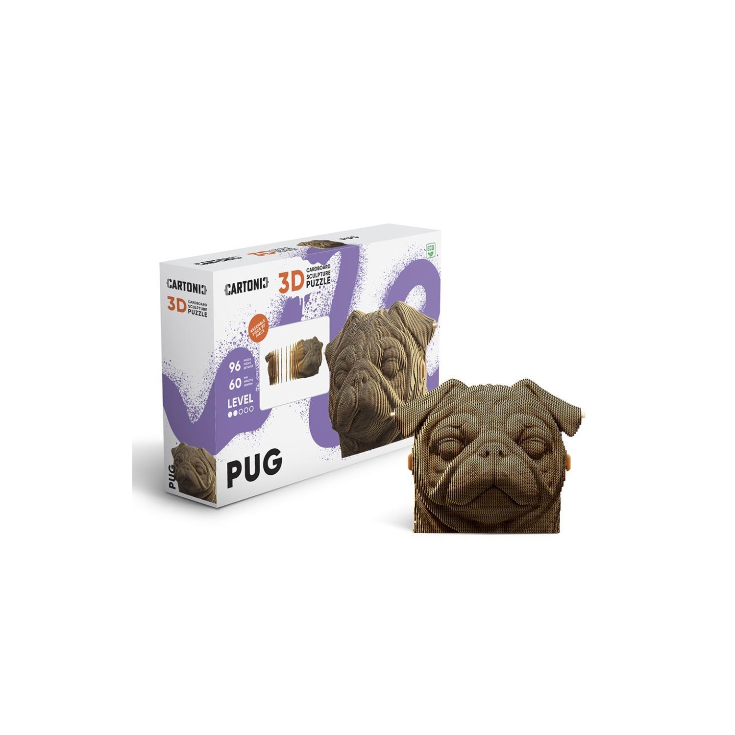 Puzzle 3D Animals PUG