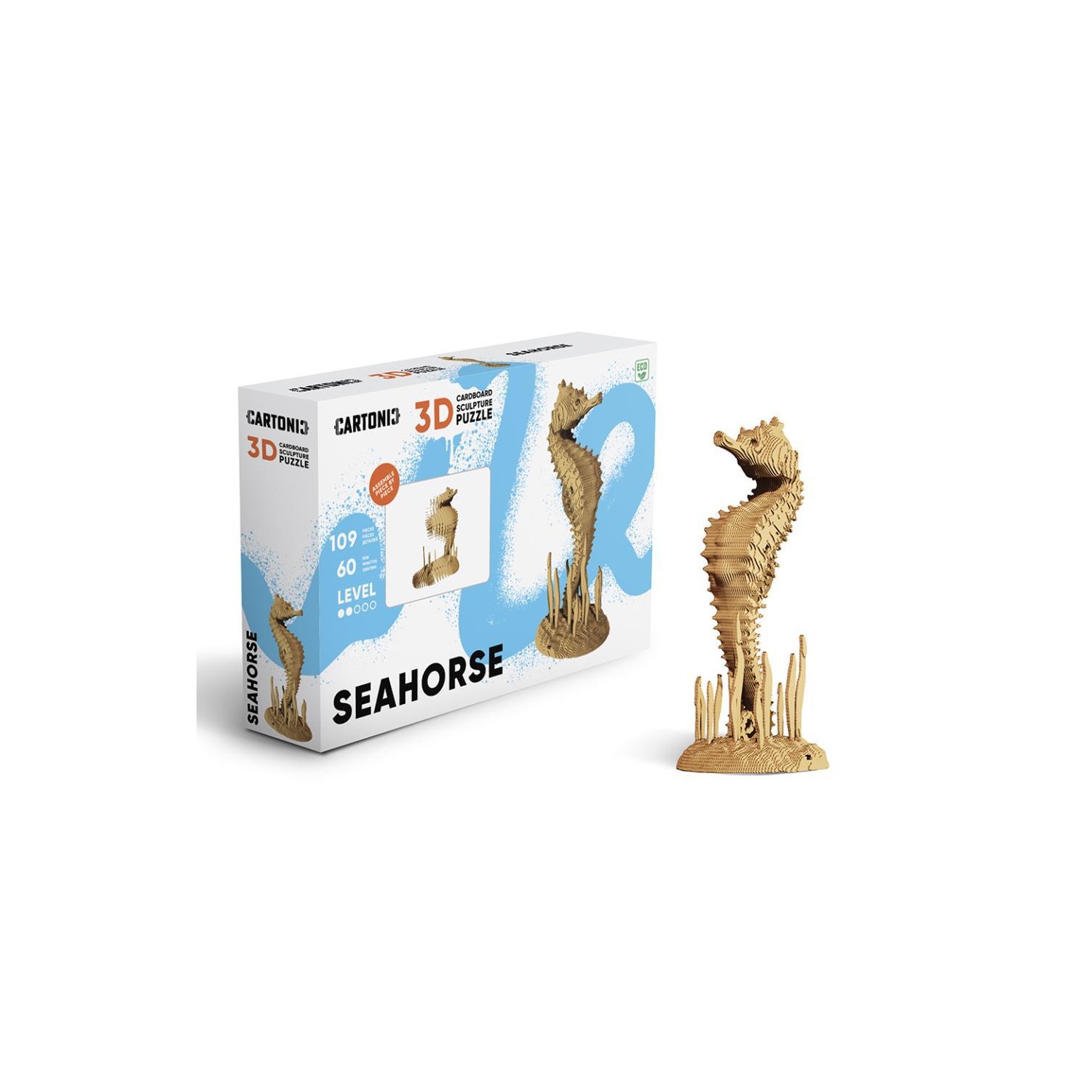 Puzzle 3D Animals SEAHORSE