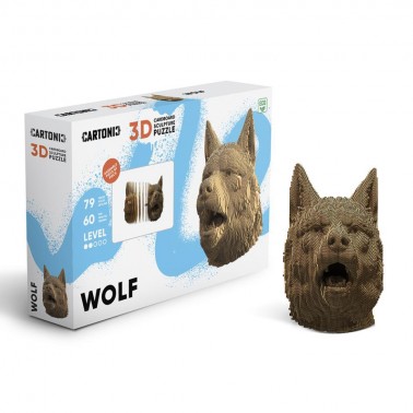 Puzzle 3D Animals Wolf