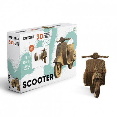 Puzzle 3D Transport Scooter