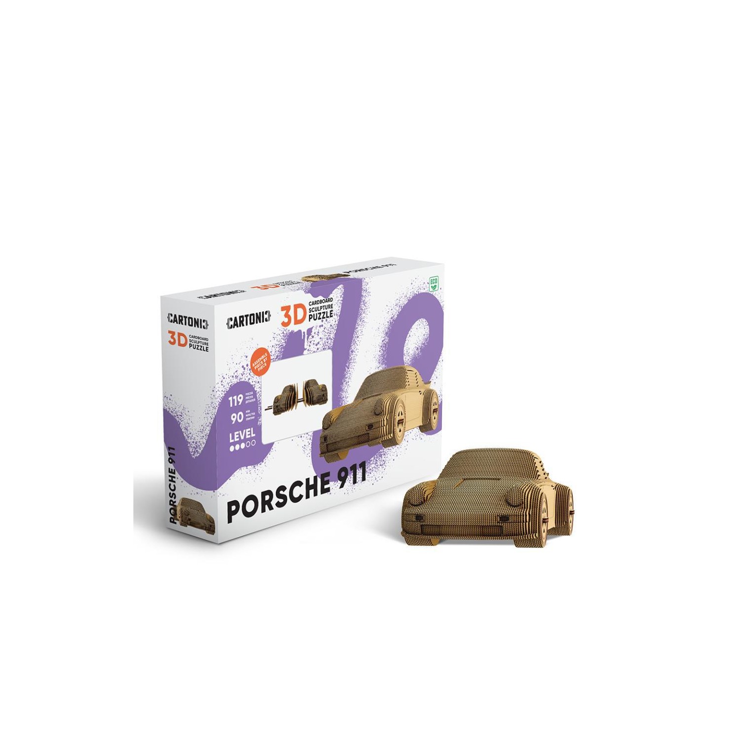 Puzzle 3D Transport PORSCHE 911