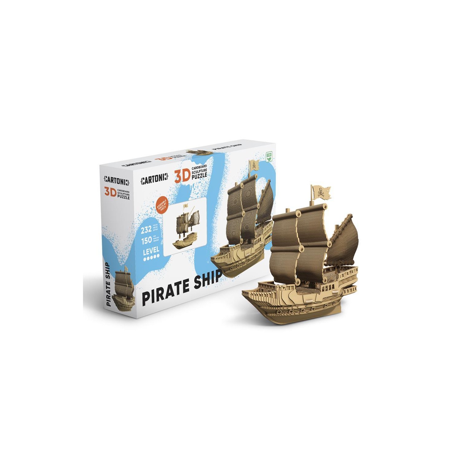 Puzzle 3D Transport PIRATE SHIP