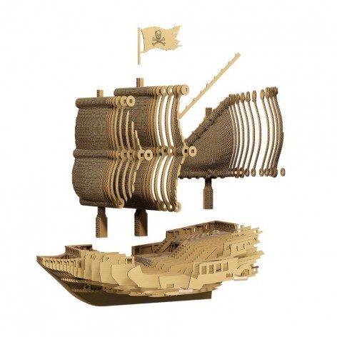 Puzzle 3D Transport PIRATE SHIP