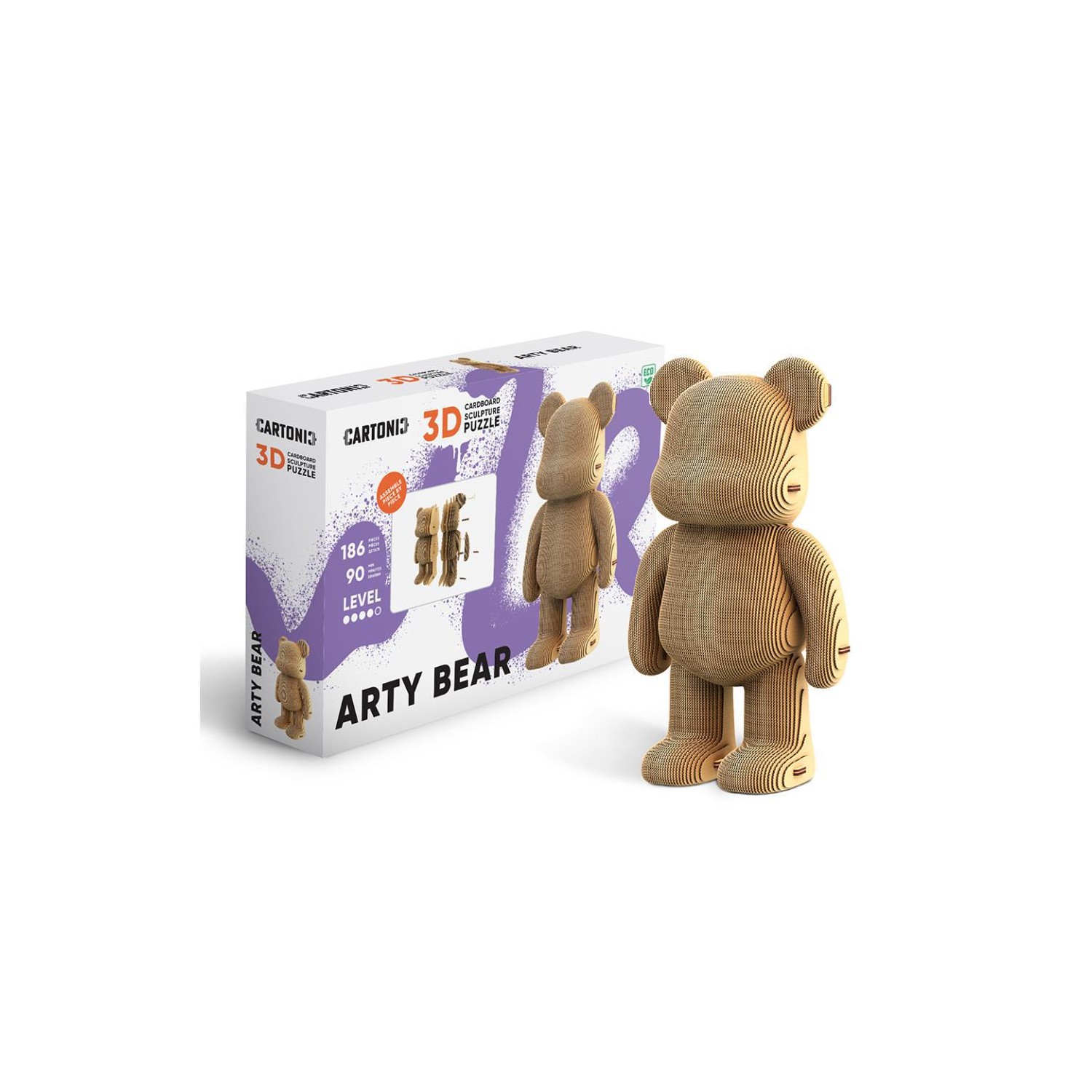 Puzzle 3D Art ARTY BEAR