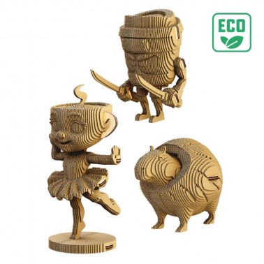 Puzzle 3D Trio BALLERINA CAPPUCCINA AND FRIENDS