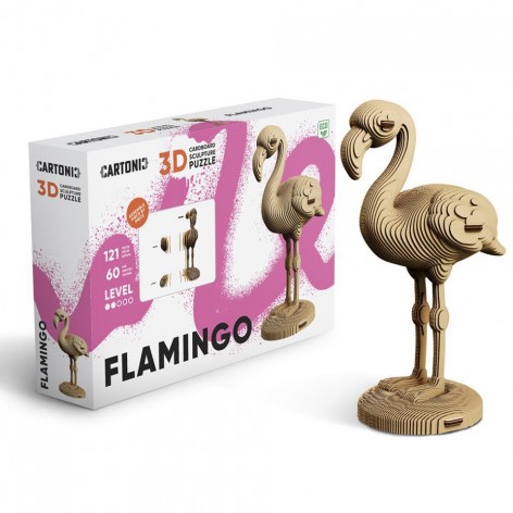 Puzzle 3D Animals FLAMINGO