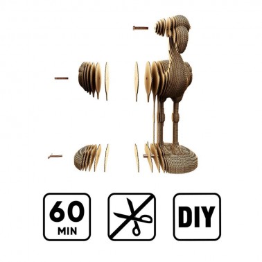 Puzzle 3D Animals FLAMINGO