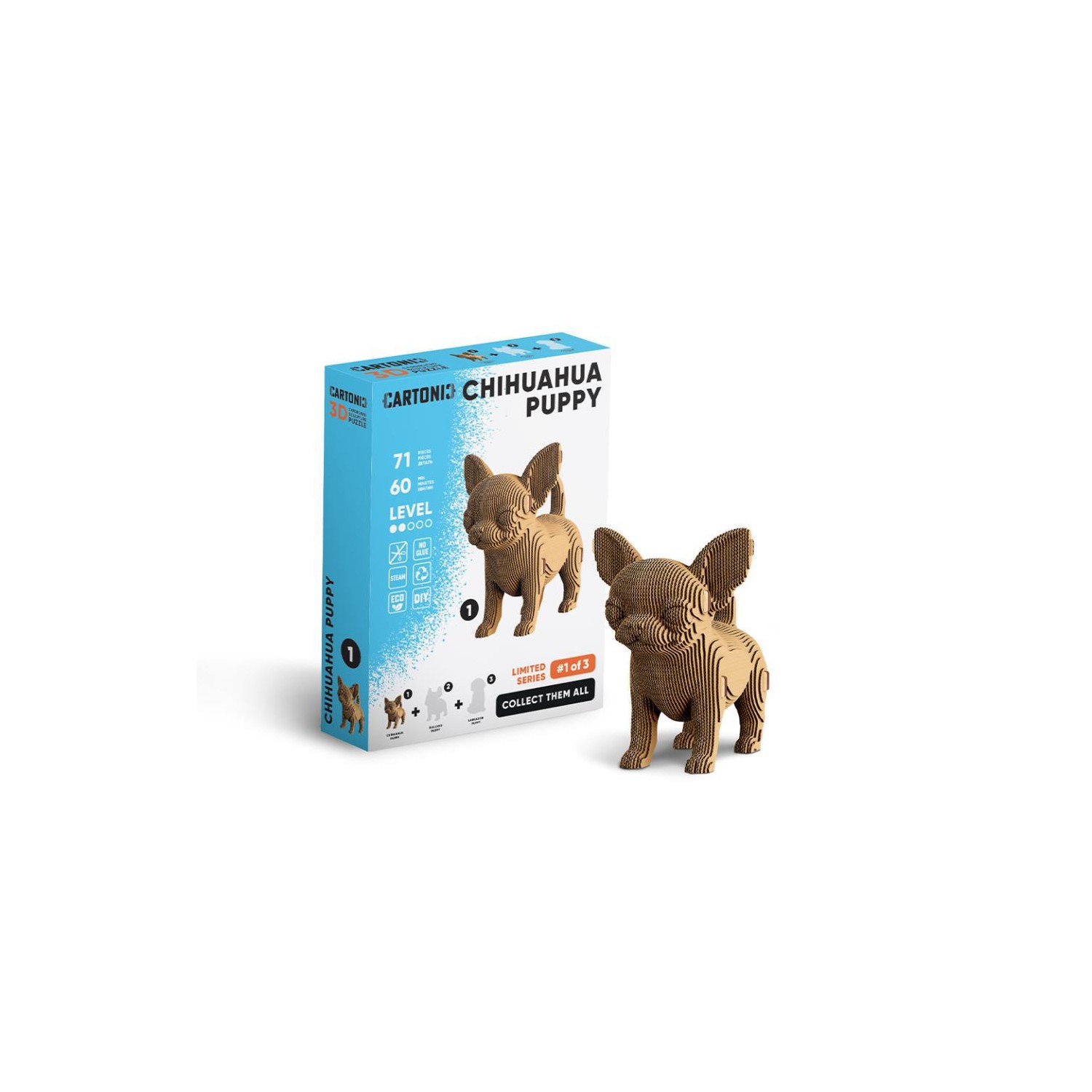 Puzzle 3D Collectible CHIHUAHUA PUPPY