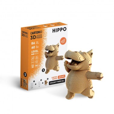 Puzzle 3D Collectible HIPPO