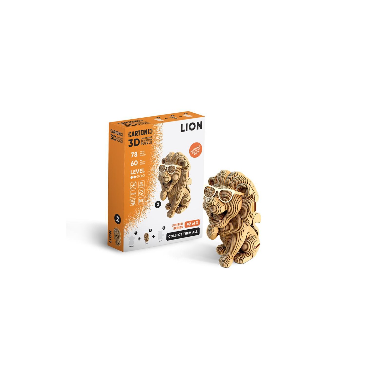 Puzzle 3D Collectible LION