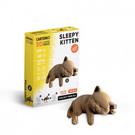 Puzzle 3D Collectibles SLEEPY KITTEN