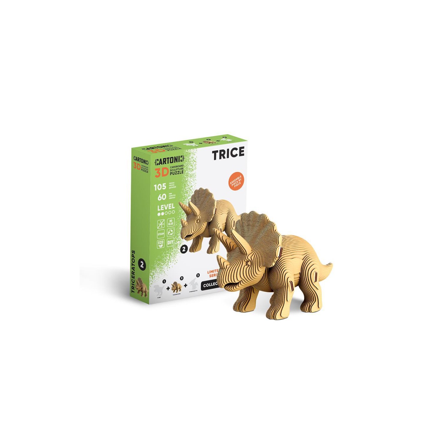 Puzzle 3D Collectibles TRICERATOPS