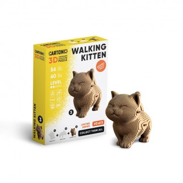 Puzzle 3D Collectible WALKING KITTEN