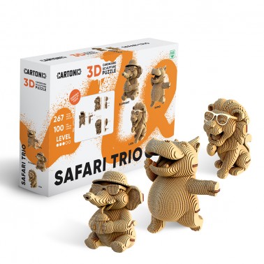 Puzzle 3D Trio SAFARI