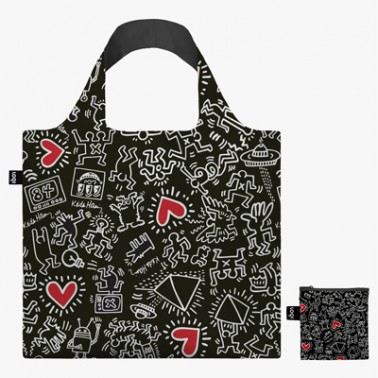Bolsa Keith Haring Black Pattern